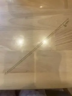 新品未使用k18 18金ネックレス　ペタルチェーン　スライドアジャスター50cm