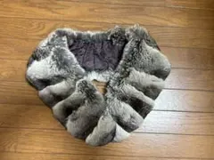 グレー系ファー ストール