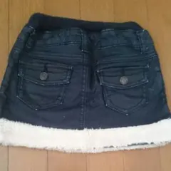 Right-on☆MPS☆裾ボアデニムストレッチスカート120