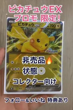 10枚 ピカチュウex ジャンボカード JR東日本 ポケモンメガスタンプラリー