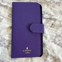 LANVIN en Bleu iPhoneケース パープルiPhone X用