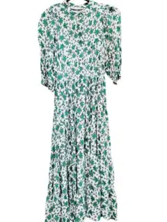 ZARA ザラ パフスリーブ フラワープリントワンピース 小花柄