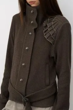 ZARA ストライプ柄フィットブレザー ナポレオンジャケット sサイズ 