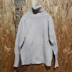 LACE LADIES ハイゲージニット タートルネック リブ セーター