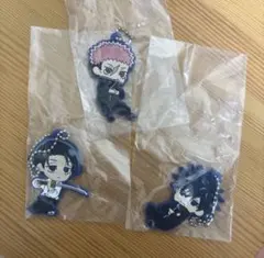 呪術廻戦 でふぉラバ キーホルダー 虎杖悠仁 乙骨憂太 伏黒恵