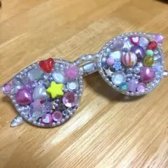 No.2693ハンドメイド ヘアゴム レジン ドライフラワー 猫ちゃん リボン
