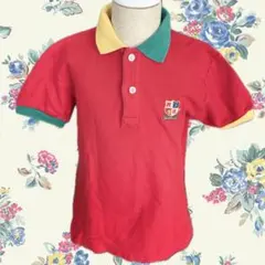 キッズ　古着　used ミキハウス　ポロシャツ　ヴィンテージ　おしゃれ　120