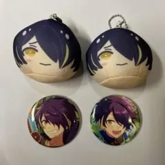 あんスタ　仙石忍　おまんじゅう　缶バッジ