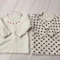 Cottoli ベビー 長袖肌着　 女の子　90cm 2枚セット