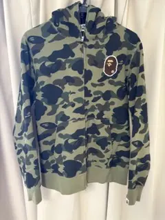 adidas A BATHING APE カモ柄 フルジップパーカー - メルカリ