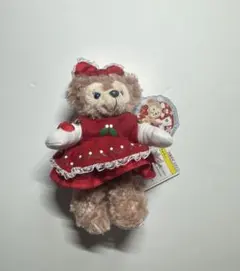 ダッフィー　シェリーメイ　ぬいぐるみバッジ　クリスマス　2013