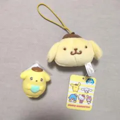 サンリオ　シルバー フェイスマスコット　ポムポムプリン　エモきゅん　ソフビ