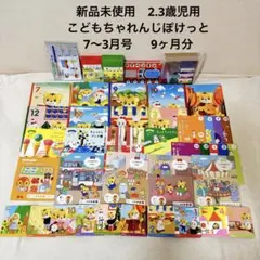 【新品未使用】こどもちゃれんじ教材　ぽけっと　2、3歳児用　7〜3月号　9ヶ月分