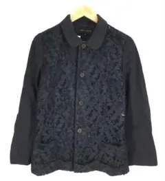 【極美品AD1992】COMME des GARCONS レース切替テーラードS 極美品AD1992】COMME des GARCONS レース切替テーラードS
