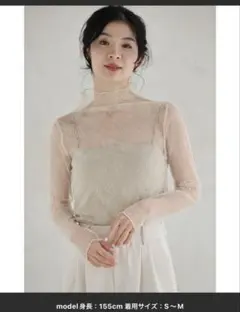 シアートップス 白 大きいサイズ 3L 4L カットソー 透け感