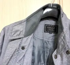 メンズ　ブルゾン　ジャンパー　グレー色　サイズM 薄手　男物　上着