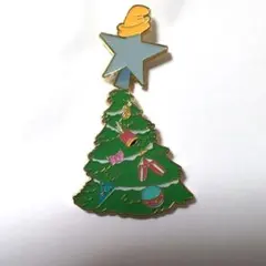 海外 disney ラウンジフライ ダンボ 2ピン クリスマスツリー ピンバッジ