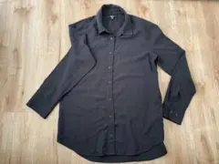 UNIQLO ブラック 長袖シャツ