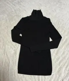 無印良品　洗えるタートルネックニットセーター　Sサイズ