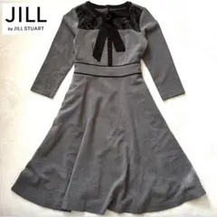 JILL by JILL STUART♡ボウタイ ロングワンピース レース 長袖
