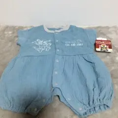 タグ付き TOM AND JERRY ロンパース 80cm ブルーのサムネイル