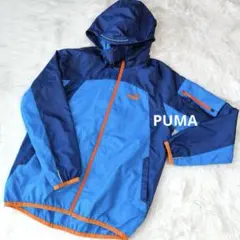 PUMA プーマ　ナイロンパーカー　フード付きジャケット　160