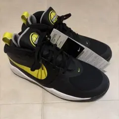 Nike バスケットボールシューズ ブラック/イエロー　25cm 箱無し