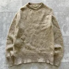 【80s】L.L.Bean エルエルビーン 表記M バーズアイ 総柄 セーター