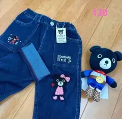 ★ダブルB★ストレッチのあるパンツ★ズボン★デニム★130★ミキハウス★新品★
