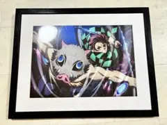 鬼滅の刃 竈門炭治郎 嘴平伊之助 描き下ろしイラストA4キャラファイン