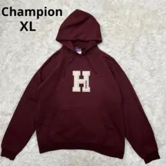 チャンピオン ハーバード プルオーバー パーカー ワッペン 刺繍 ロゴ ボックス