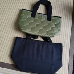 保冷バッグ　保冷ランチバッグ　２点