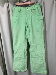 VOLCOM スキー スノーボードウェア パンツ レディース S ライトグリーン