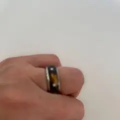 ベッコウ柄　リング・指輪