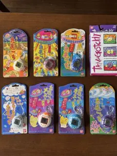 初期たまごっち　各種8セット(海で発見！！紫含)