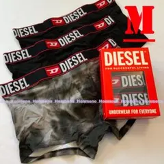 新品　ディーゼル　ボクサーパンツ　M　３枚セット　00ST3V 0TJAHグレー