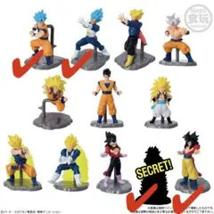 ドラゴンボール チョコサプ 2 フィギュア 悟空 ベジータ シークレット 4点