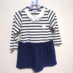KIDS R US ストライプ柄ワンピース 90のサムネイル