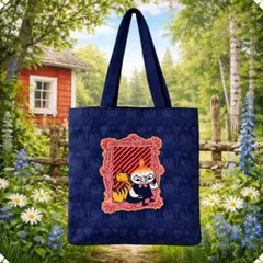 新品 ムーミン リトルミイ トートバッグ 北欧デザイン フィンランド風