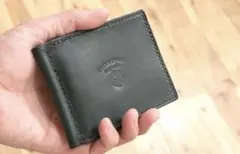 レザー製　マネークリップ