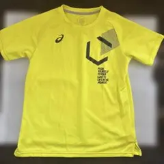ASICS イエロー 陸上用シャツ M