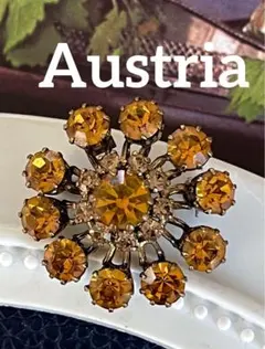 Austria ヴィンテージ ブローチ9559