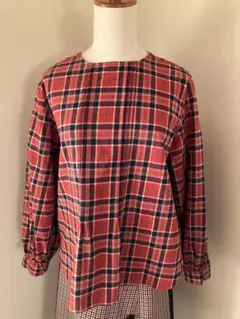 値下げ！GRANDMA MAMA DAUGHTERチェック柄 長袖シャツ