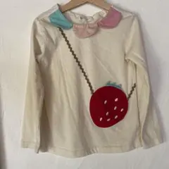 BABY CHEER いちごモチーフ 長袖カットソー 120cm