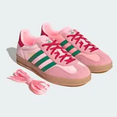 adidas ピンクガゼル23.5 美品　お値下げ可能