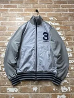 00s adidas アディダス　トラックジャケット　シルバー　グレー　y2k