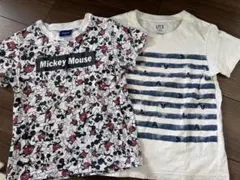 ミッキーマウス Tシャツ 110cm 2枚セット