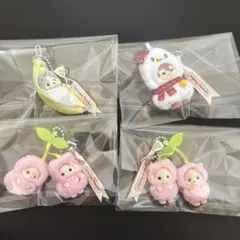 お買い得✴︎シルバニアキーチェーンセット　さくらんぼ、ゆきだるま、バナナ