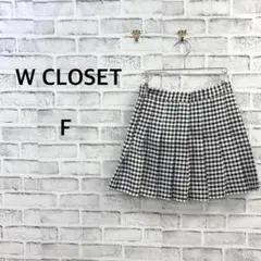 W CLOSET ギンガムチェックプリーツスカートFのサムネイル