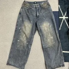 that's life バギーデニム ペイント入り